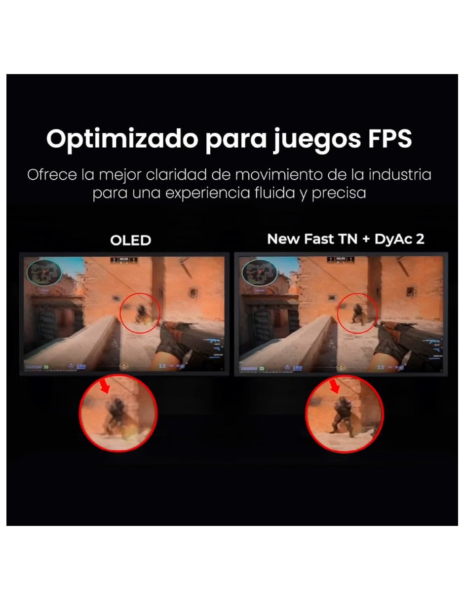 Monitor gamer XL2546X TN Full HD 24.5 pulgadas