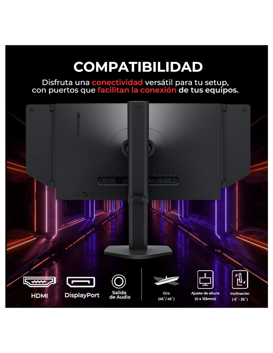 Monitor gamer XL2546X TN Full HD 24.5 pulgadas 6