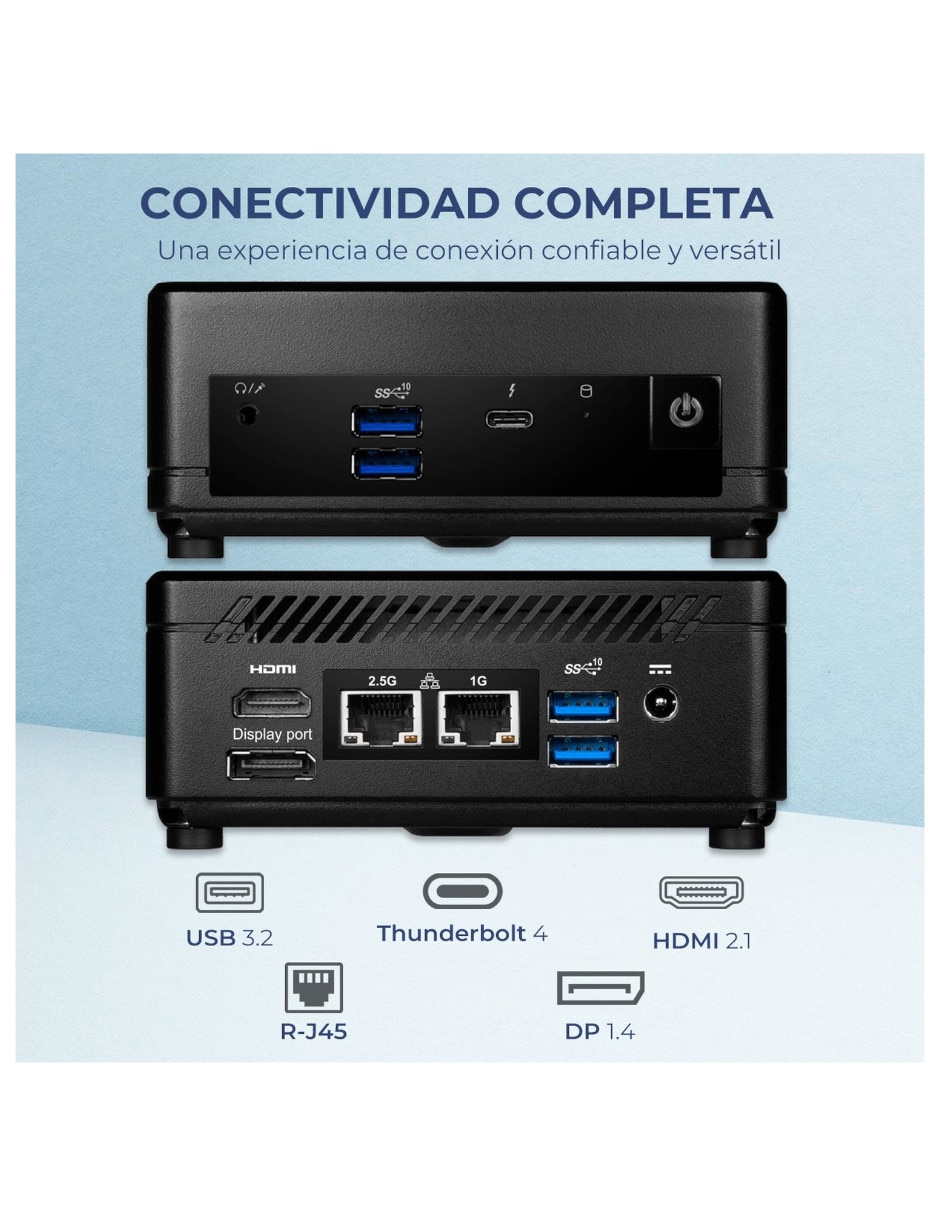 Mini PC Cubi51MA-C316512M27 Intel Core 3 Integrada 16 GB RAM No aplica 512 GB 4