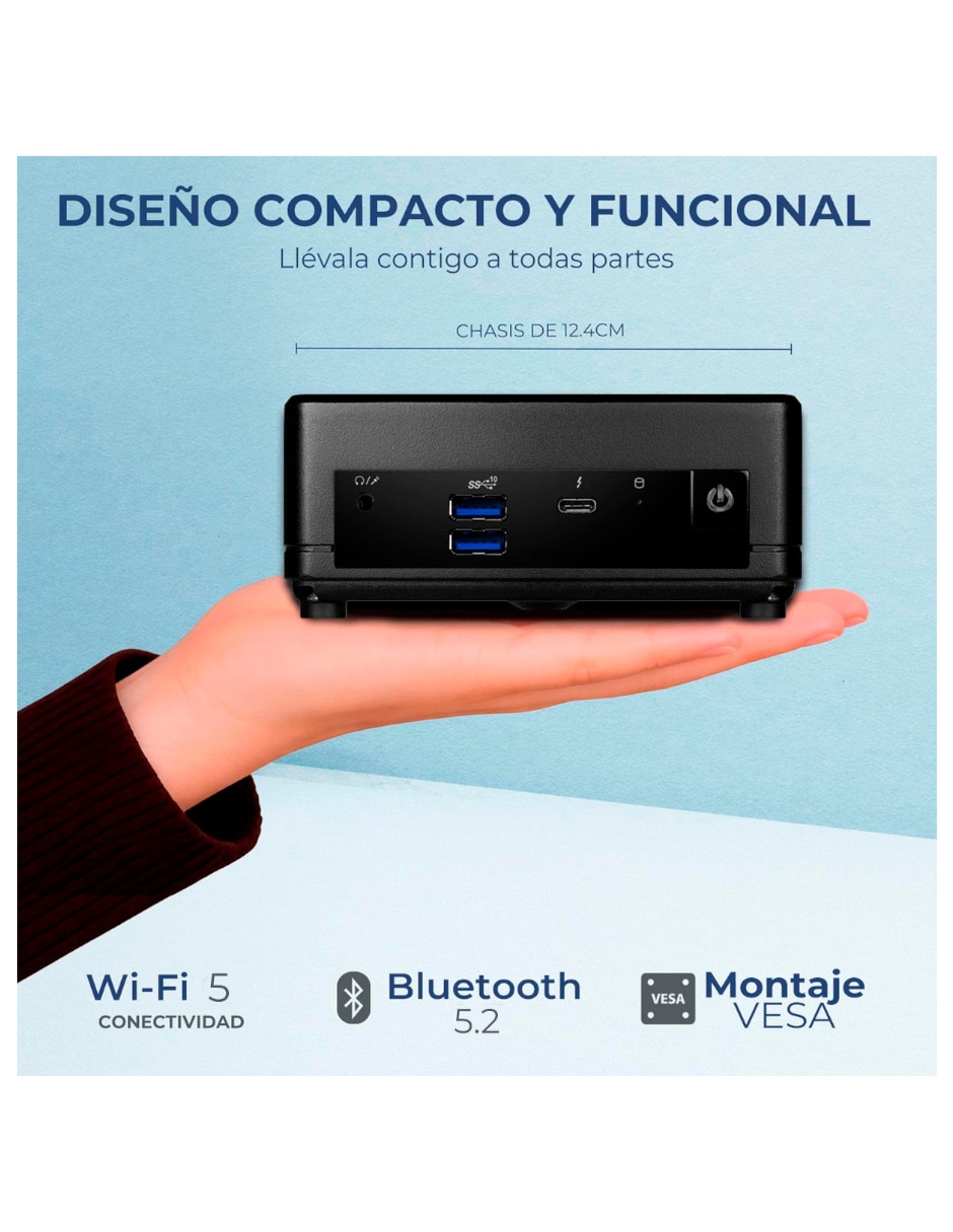 Mini PC Cubi51MA-C516512 Intel Core 5 120U Integrada 16 GB RAM No aplica 512 GB 2