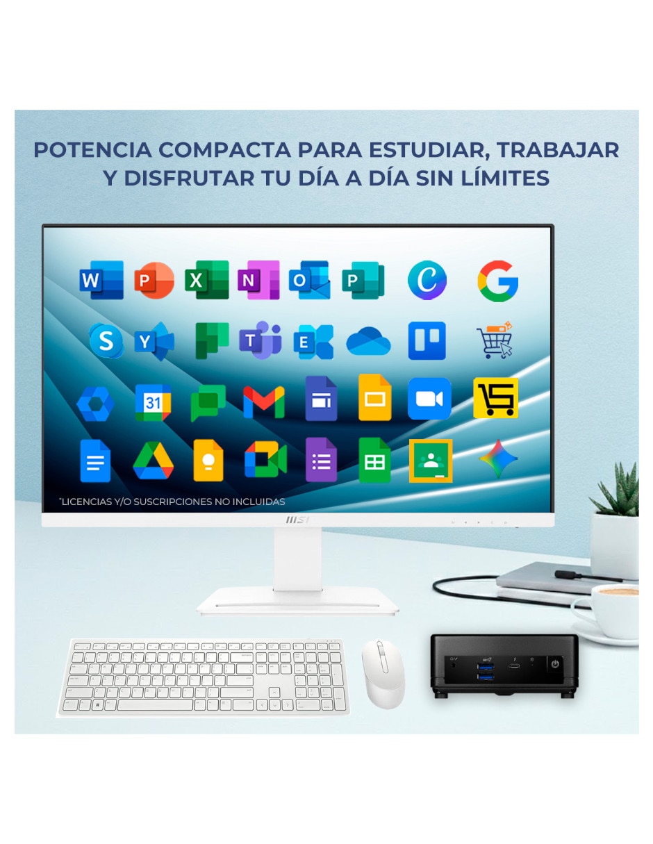 Mini PC Cubi51MA-C516512 Intel Core 5 120U Integrada 16 GB RAM No aplica 512 GB 3