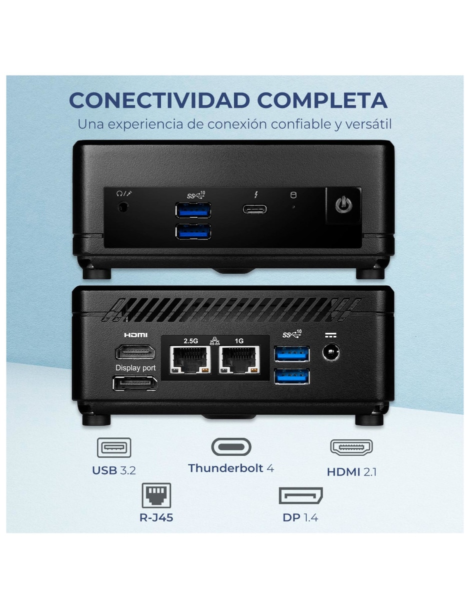 Mini PC Cubi51MA-C516512 Intel Core 5 120U Integrada 16 GB RAM No aplica 512 GB 5