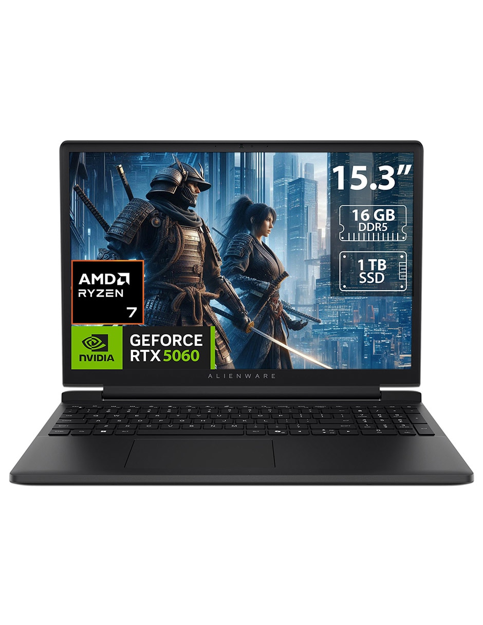 Laptop gamer No LDA15265 15.3 pulgadas WUXGA AMD Ryzen 7 NVIDIA GeForce RTX 5060 16 GB RAM No aplica 1 TB No aplica 2