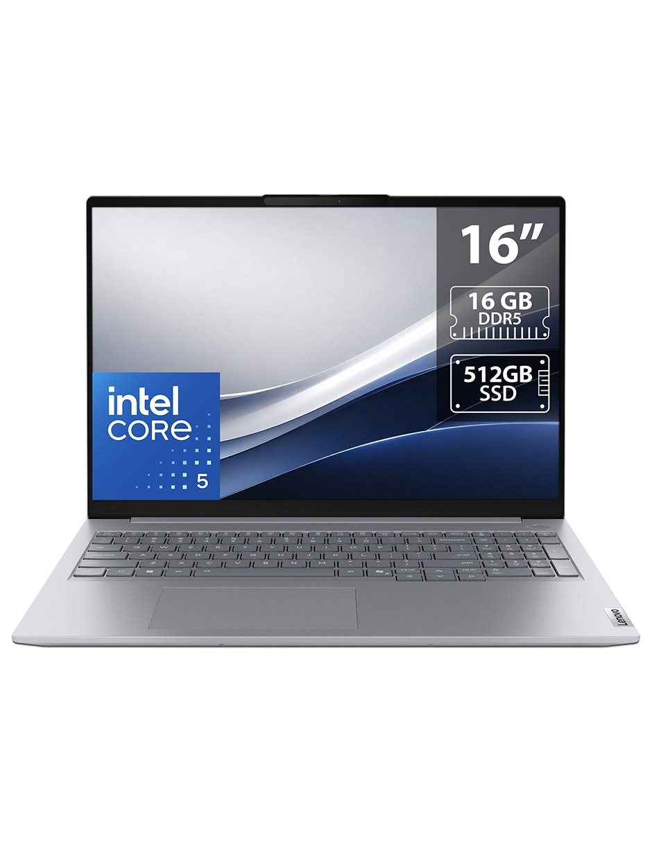 Laptop No ThinkBook 16 16 pulgadas WUXGA Intel Core 5 210H Integradas 16 GB RAM No aplica 512 GB No aplica 2