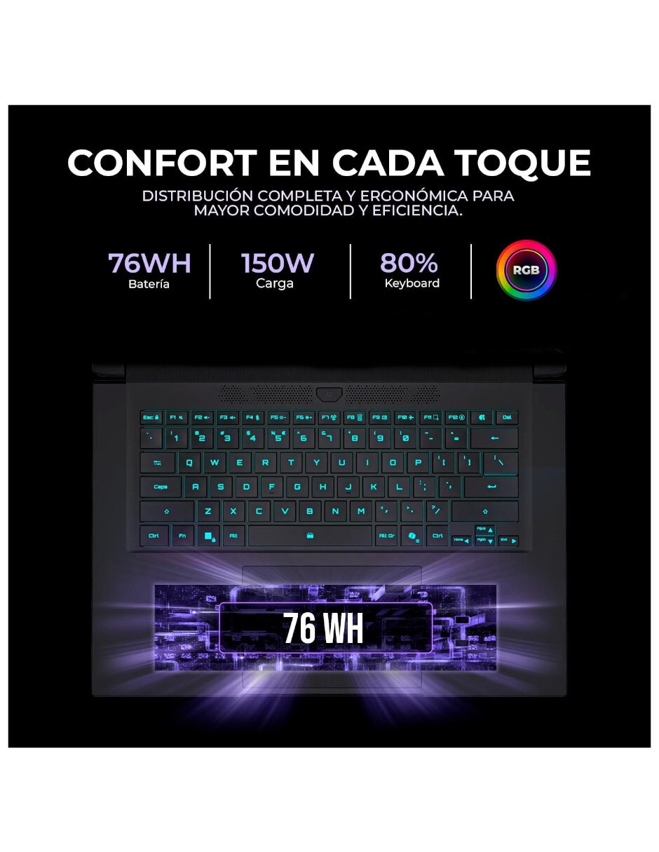 Laptop gamer No AEROX16-5070AI9641T 16 pulgadas WQXGA AMD Ryzen AI 9 NVIDIA GeForce RTX 5070 64 GB RAM No aplica 1 TB No aplica