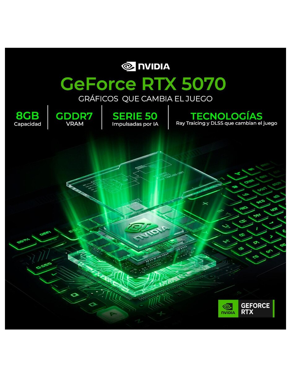 Laptop gamer No AEROX16-5070AI9641T 16 pulgadas WQXGA AMD Ryzen AI 9 NVIDIA GeForce RTX 5070 64 GB RAM No aplica 1 TB No aplica 7