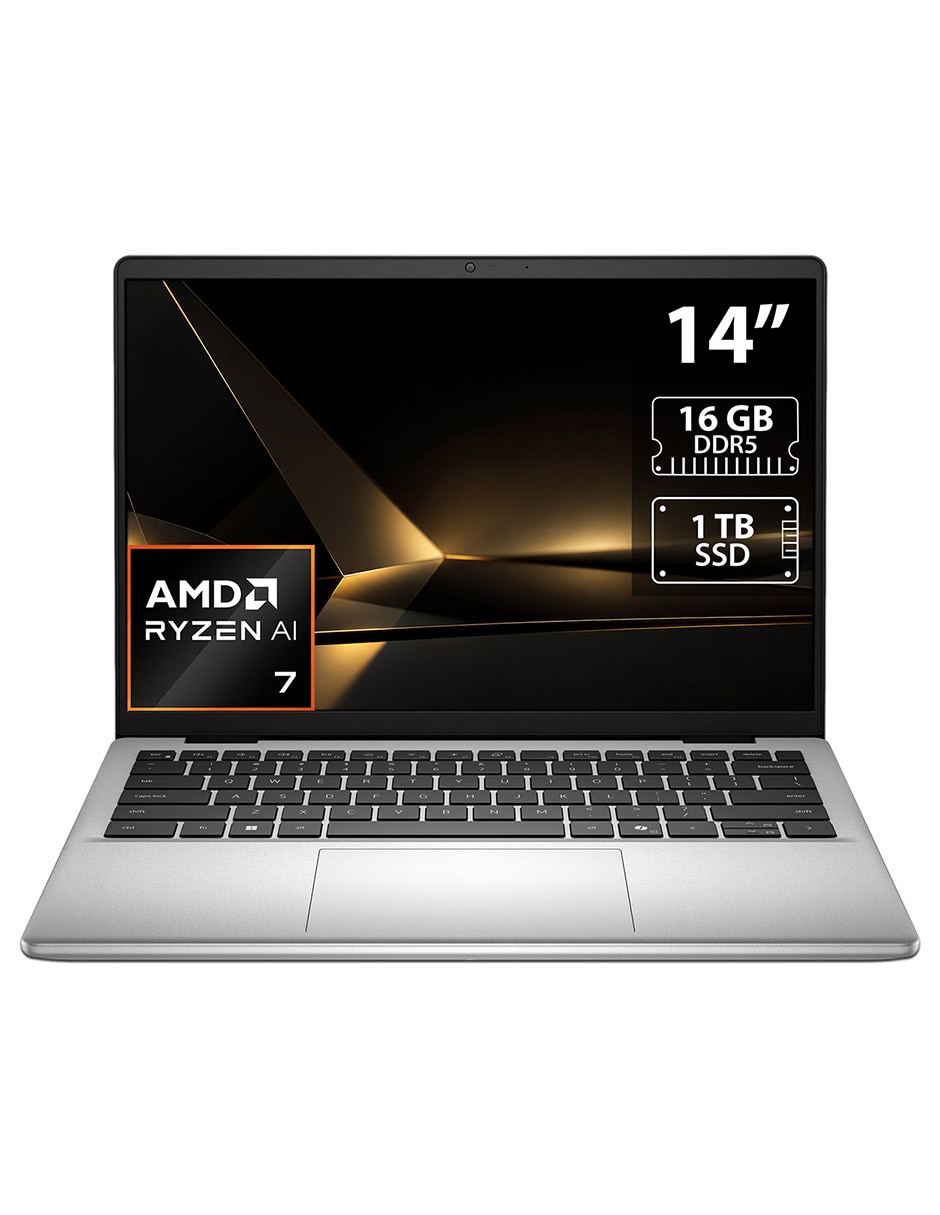 Laptop No Pro DC14255 14 pulgadas WUXGA AMD Ryzen 7 Integradas 16 GB RAM No aplica 1 TB No aplica 2