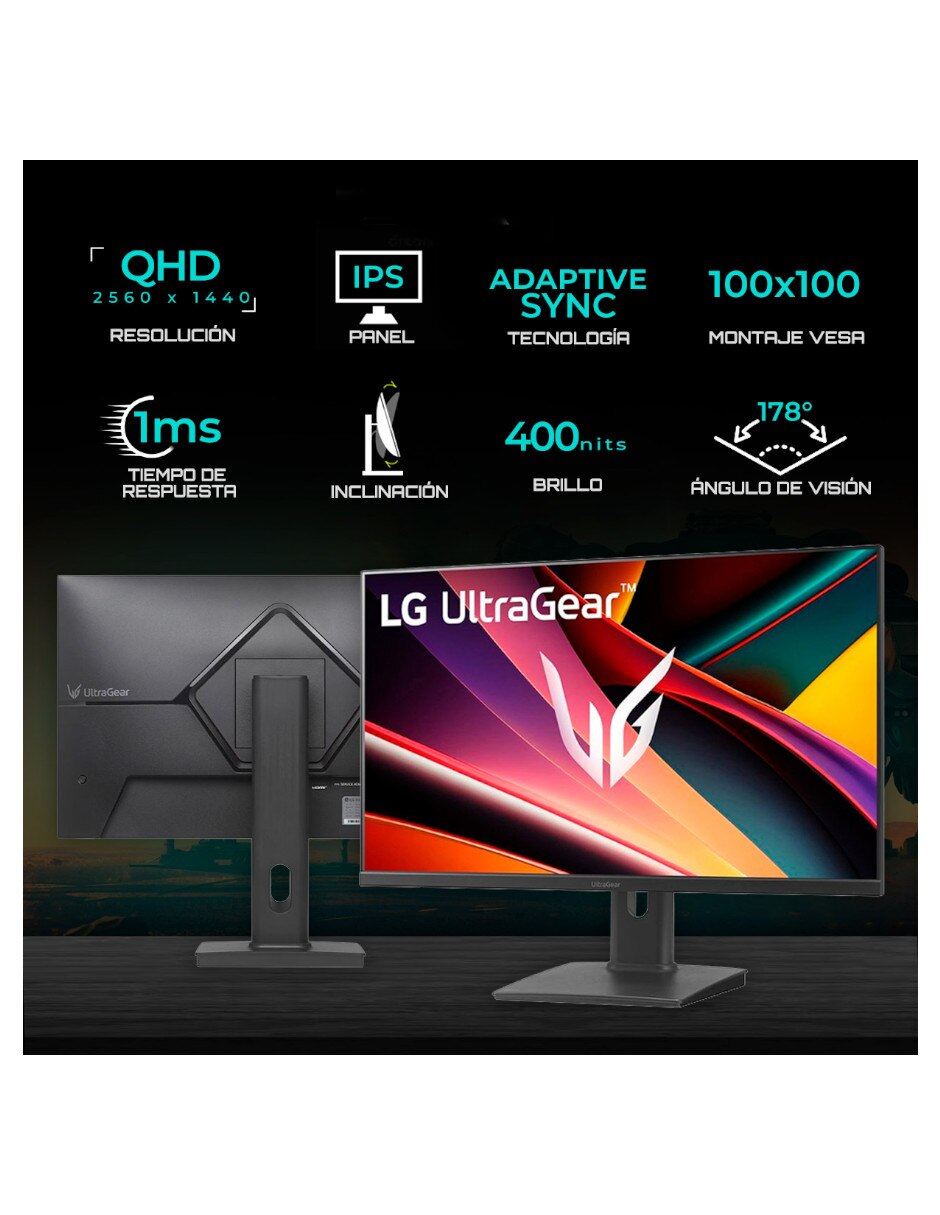 Monitor gamer 27G64NA-B IPS QHD 27 pulgadas 27G64NA-B 2