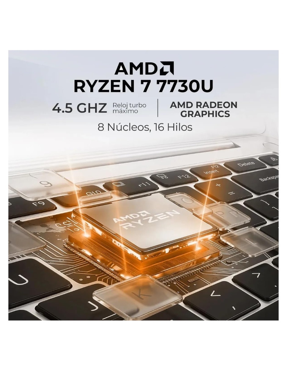 Laptop No 15.6 pulgadas Full HD AMD Ryzen 7 AMD Radeon Graphics 32 GB RAM No aplica 512 GB No aplica 3