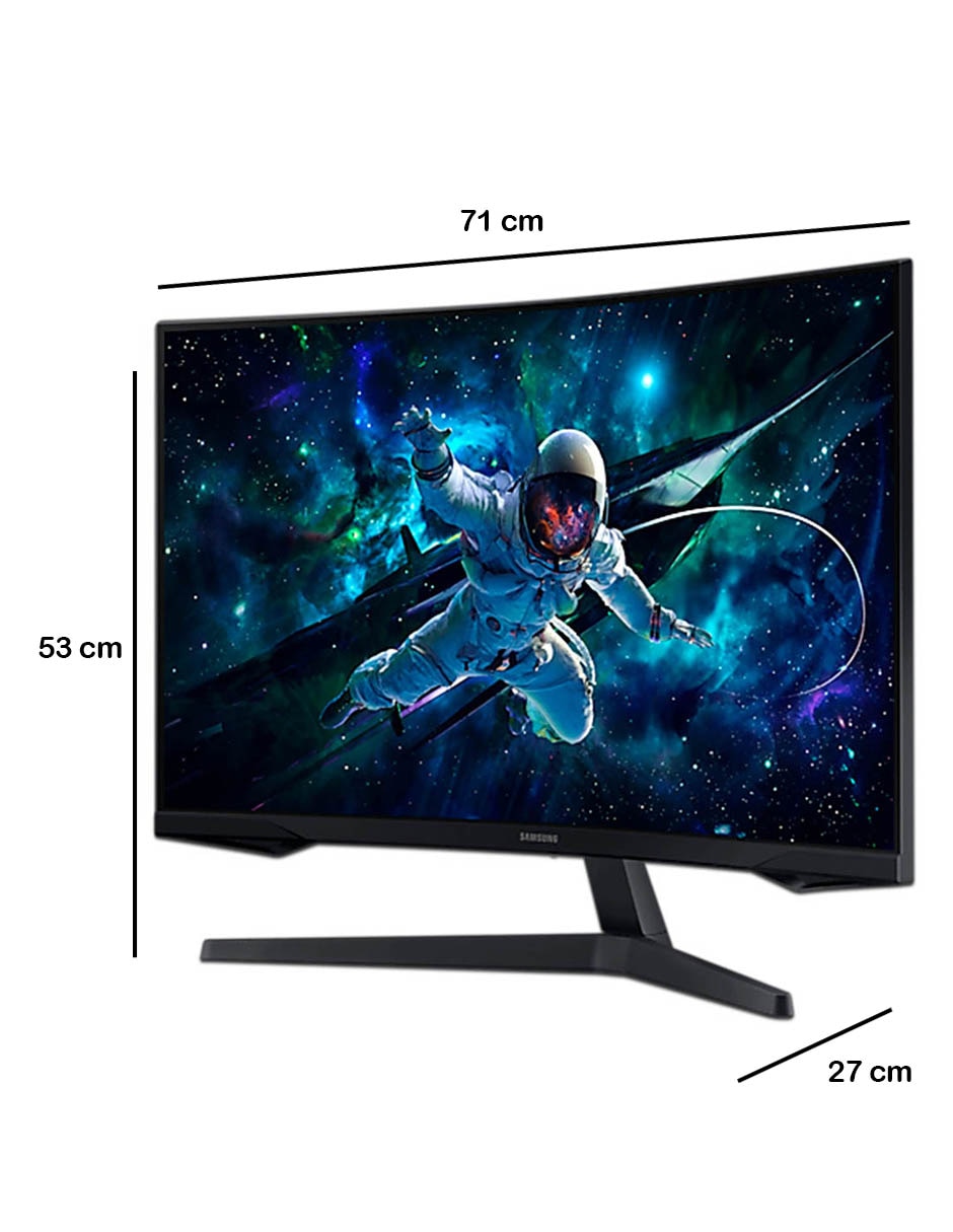 Monitor gamer Odyssey G5 G55C VA WQHD 32 pulgadas LS32CG552ENXZA 4