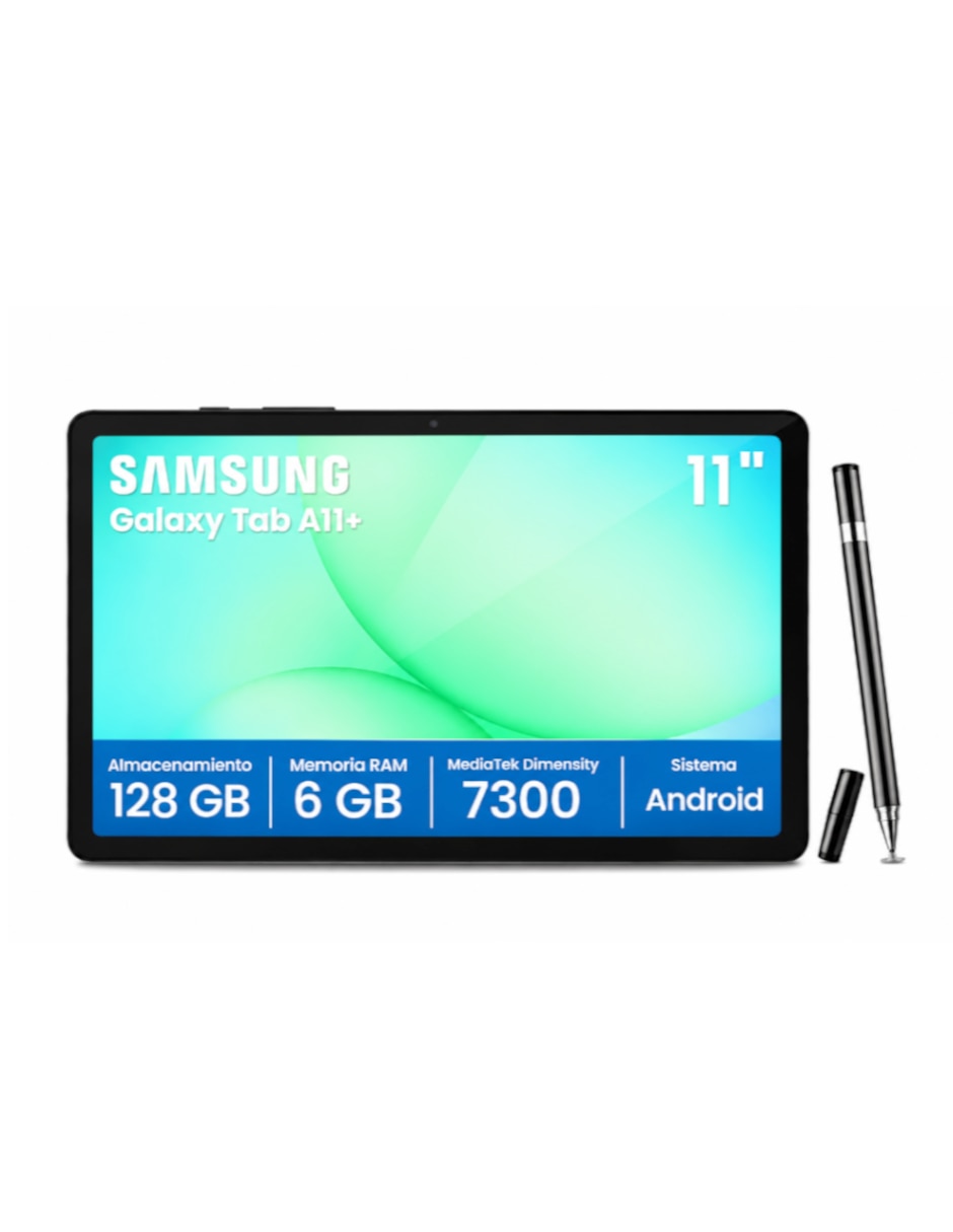 Tablet Galaxy Tab A11+ 11 pulgadas 128 GB de almacenamiento de 6 GB RAM 4