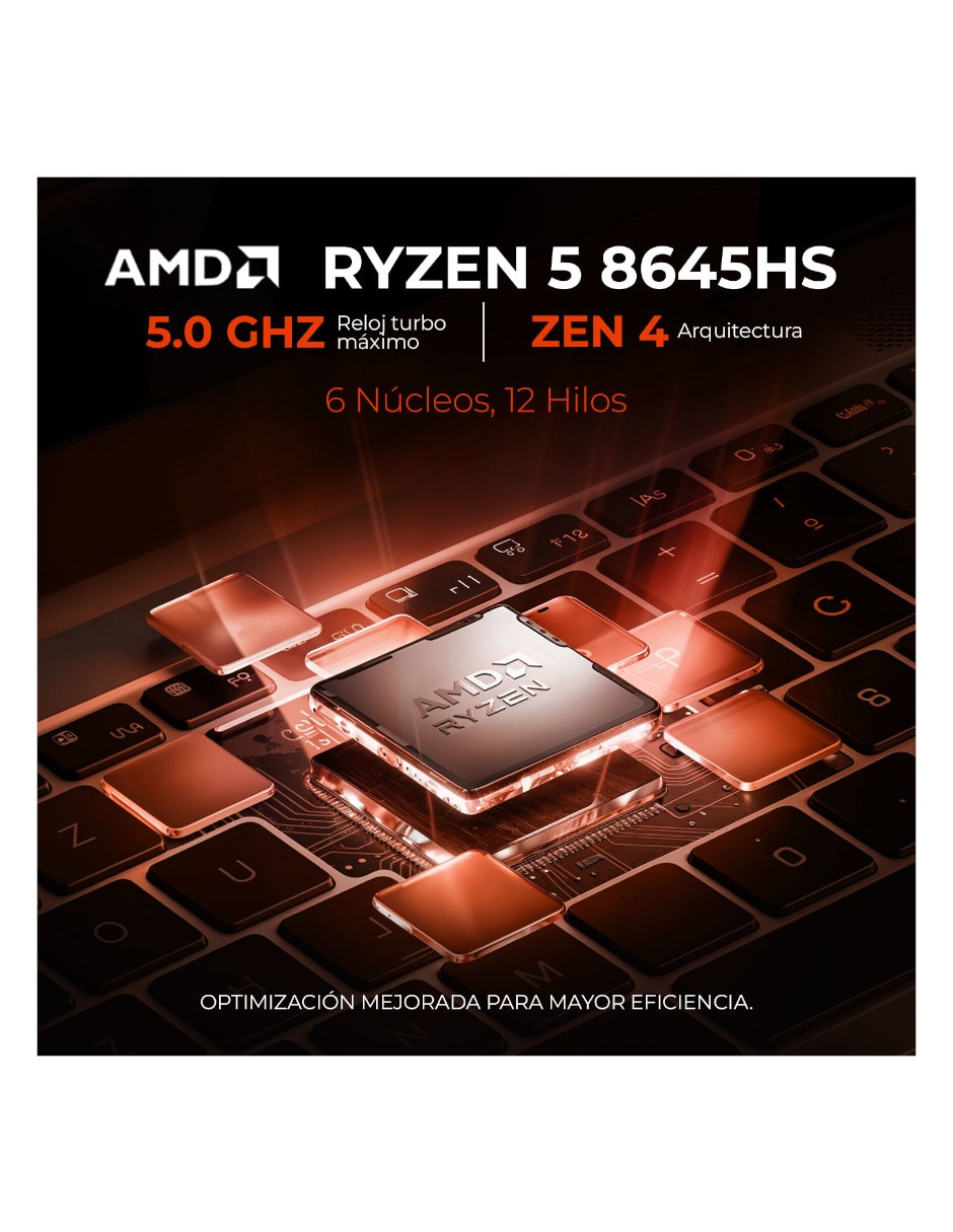 Laptop gamer No 15.6 pulgadas Full HD AMD Ryzen 5 NVIDIA GeForce RTX 4050 8 GB RAM No aplica 512 GB No aplica 3