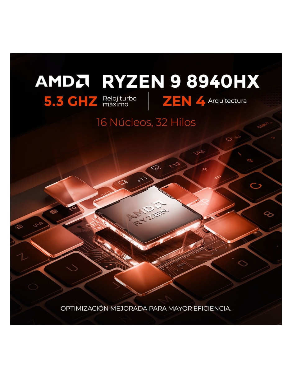 Laptop gamer No 16 pulgadas WUXGA AMD Ryzen 9 NVIDIA GeForce RTX 5070 Ti 16 GB RAM No aplica 1 TB No aplica 3