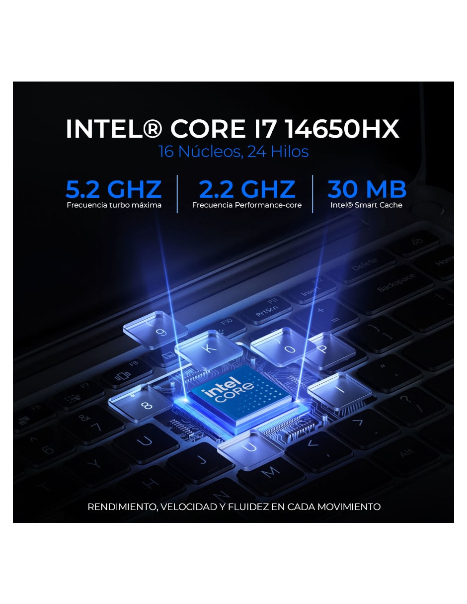 Laptop gamer 15.6 pulgadas full hd intel core i7 nvidia geforce rtx 5050 32 gb ram 512 gb 3