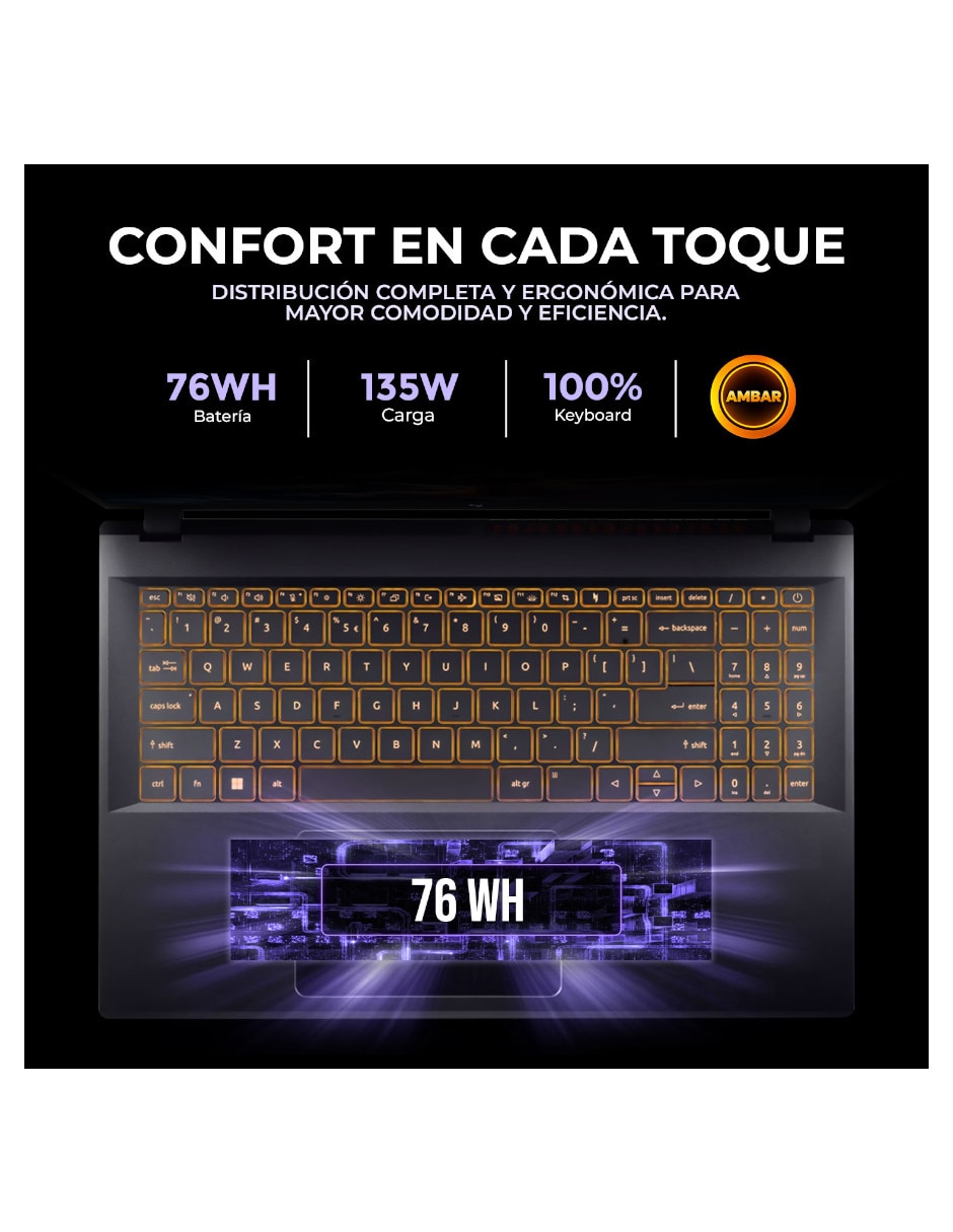 Laptop gamer 15.6 pulgadas full hd intel core i9 nvidia geforce rtx 5060 32 gb ram 512 gb 8