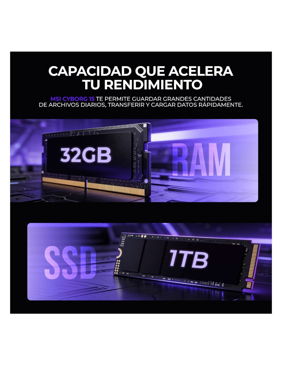 Laptop gamer 15.6 pulgadas full hd intel core 7 nvidia geforce rtx 5070 32 gb ram 1 tb 5