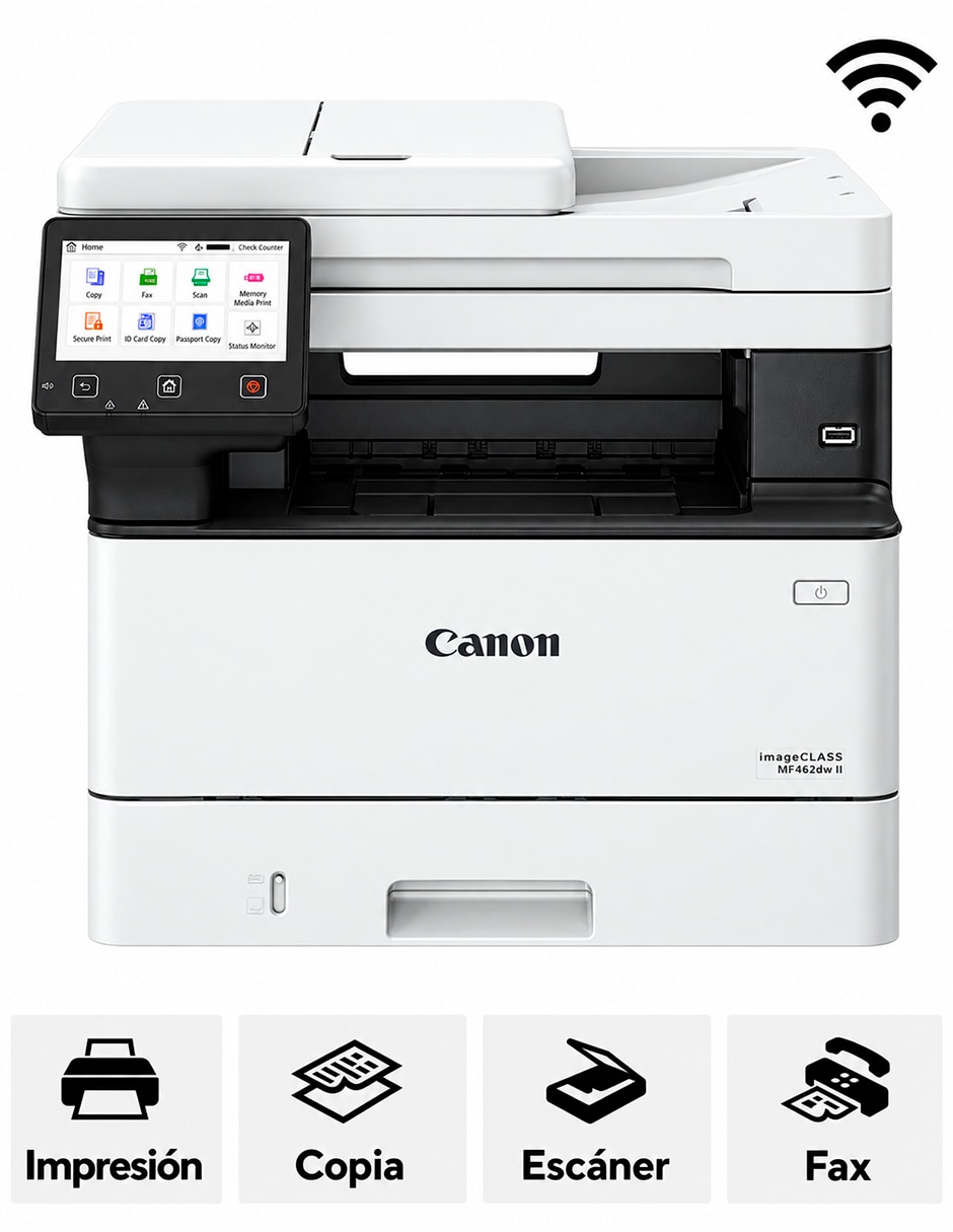 Multifuncional ImageCLASS MF462dw II láser inalámbrico monocromática 4