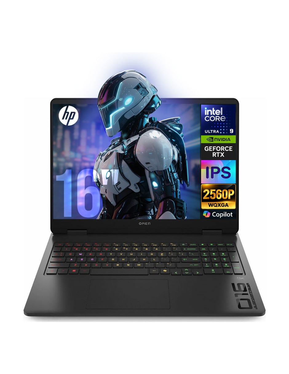 Laptop gamer 16 pulgadas wqxga intel core ultra 9 nvidia geforce rtx 5070 32 gb ram 1 tb