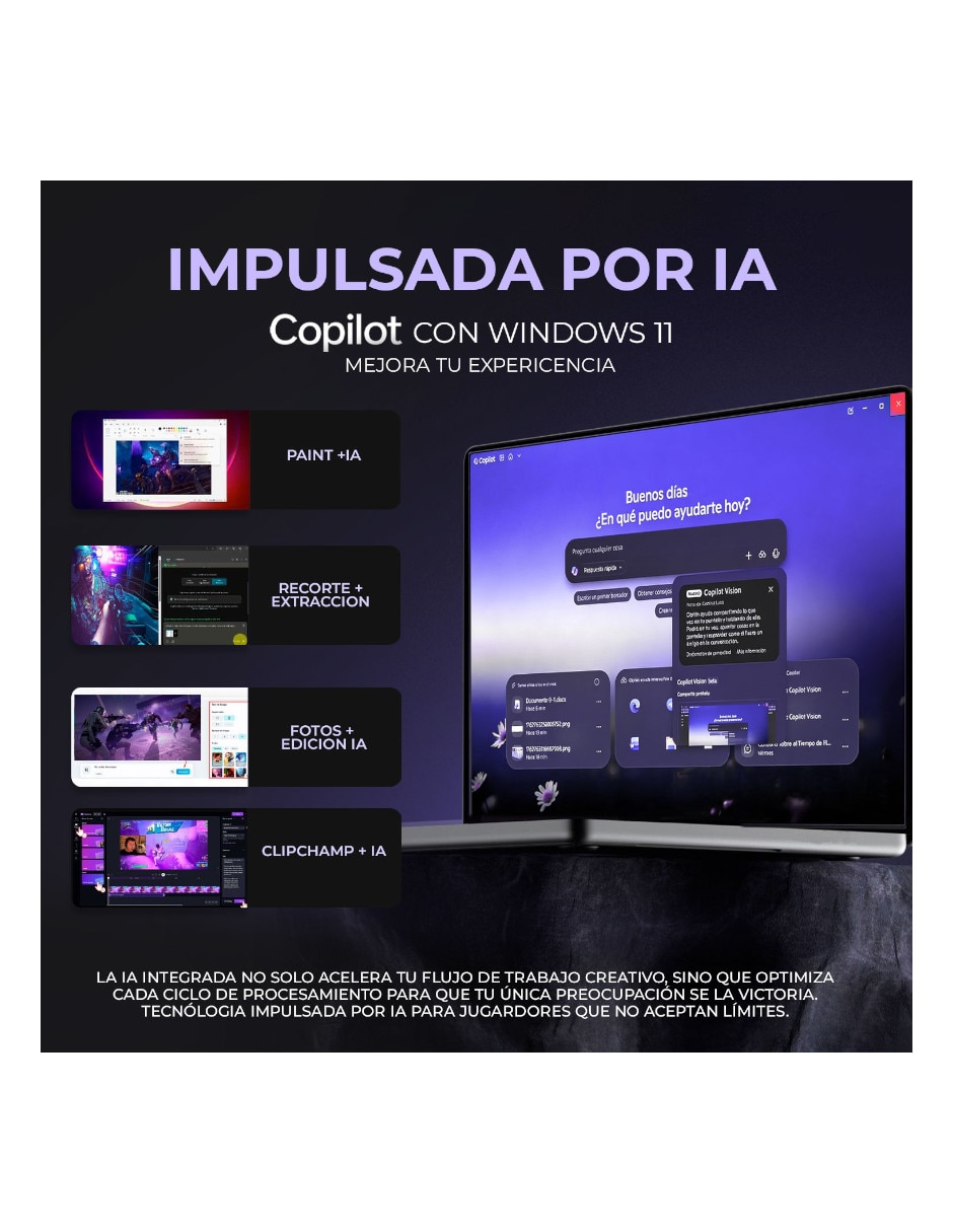 Laptop gamer 17 pulgadas qhd+ intel core ultra 9 nvidia geforce rtx 5070 ti 16 gb ram 1 tb 9