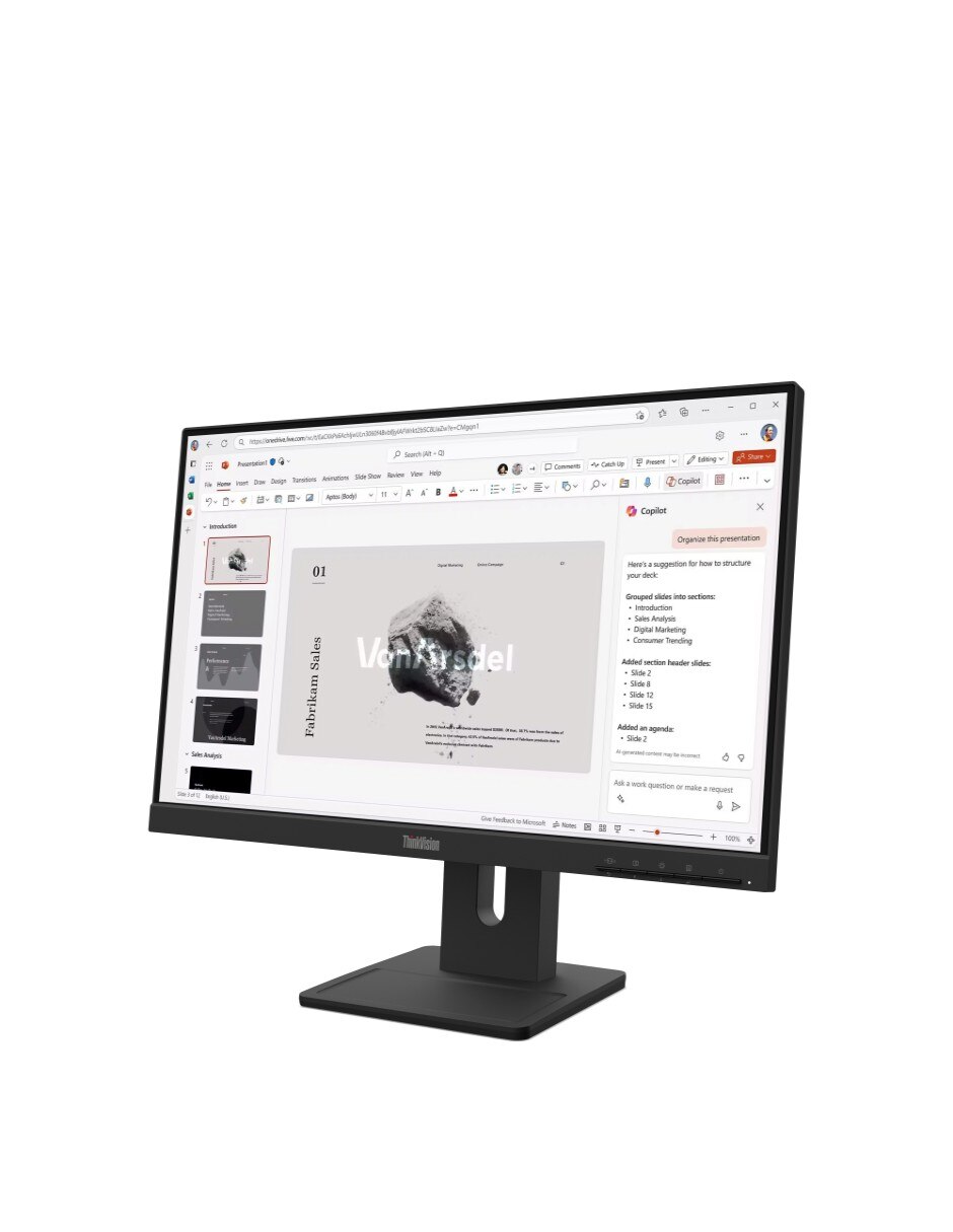 Monitor thinkvision e22-40 ips full hd 21.5 pulgadas thinkvision e22-40 2