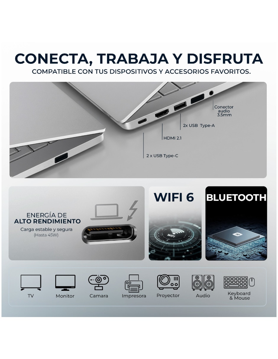 Laptop touch d7nf3ua#aba32gb 17.3 pulgadas full hd intel core ultra 7 integradas 32 gb ram 512 gb 4