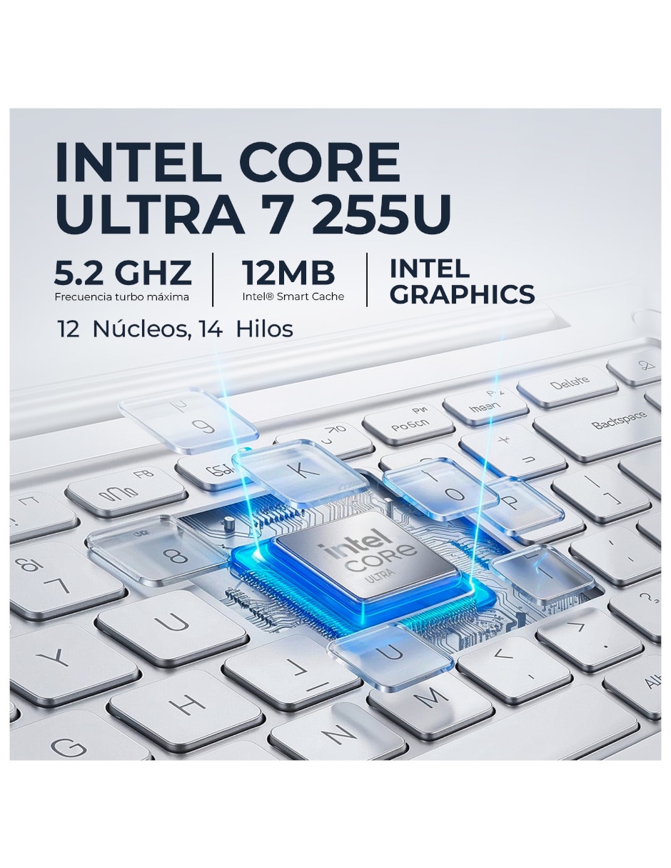 Laptop touch d7nf3ua#aba32gb 17.3 pulgadas full hd intel core ultra 7 integradas 32 gb ram 512 gb 7
