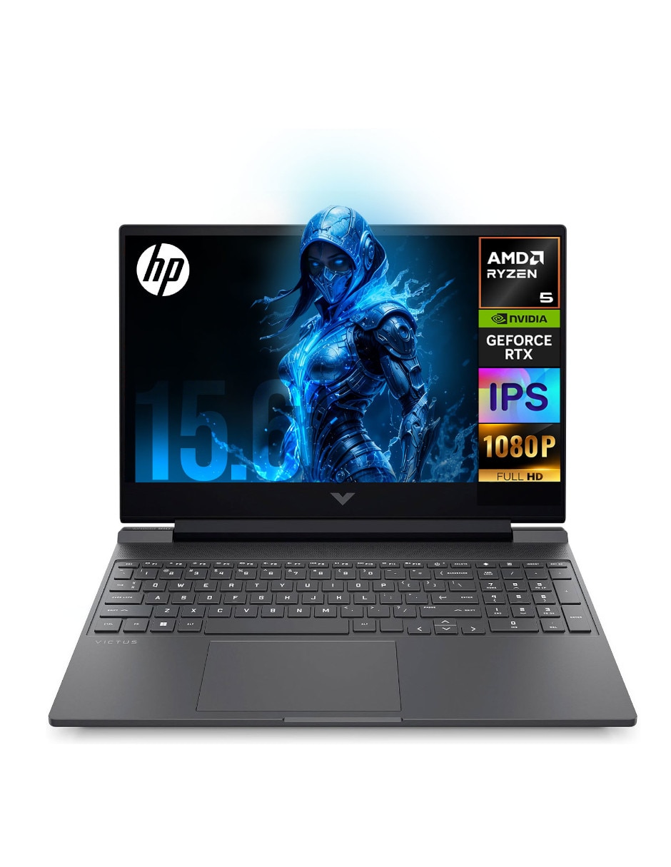 Laptop gamer 15.6 pulgadas full hd amd ryzen 5 nvidia geforce rtx 3050 16 gb ram 512 gb