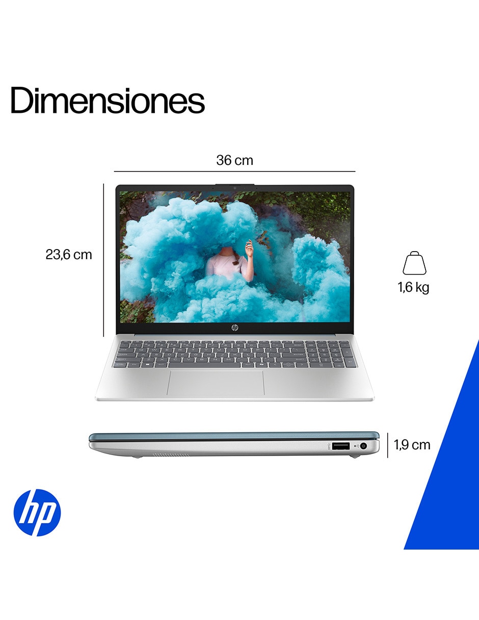 Laptop 15-fc0377la 15.6 pulgadas Full HD AMD Ryzen 7 Integradas 16 GB RAM 512 GB SSD 10